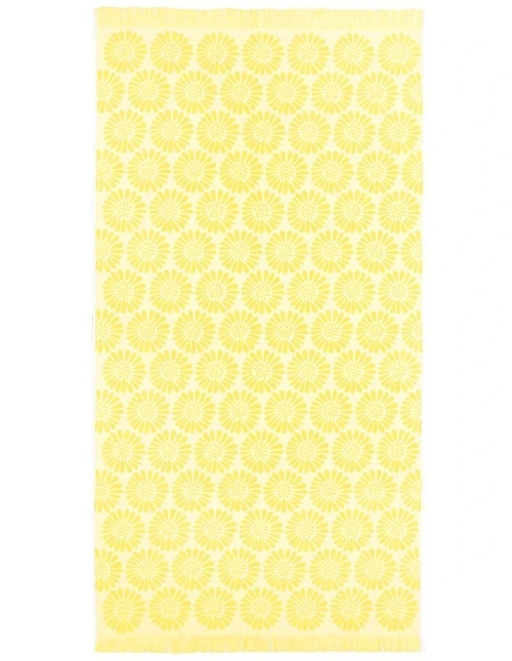 HiLo Beach Towel Daisy Butter image 1