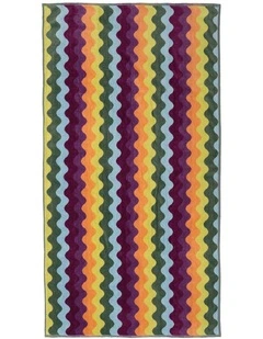 Jacquard Beach Towel Ripple
