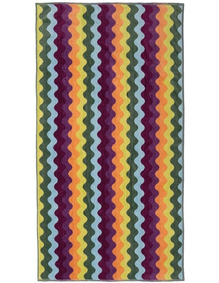 Jacquard Beach Towel Ripple image 1