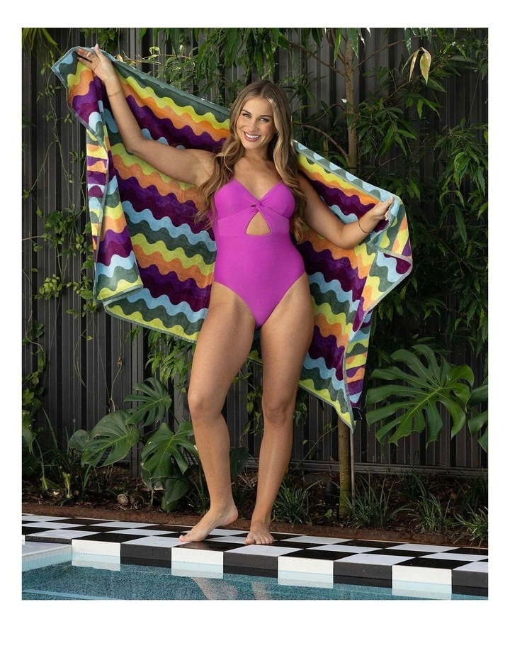 Jacquard Beach Towel Ripple image 2