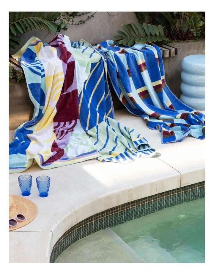 Jacquard Beach Towel Leno image 5