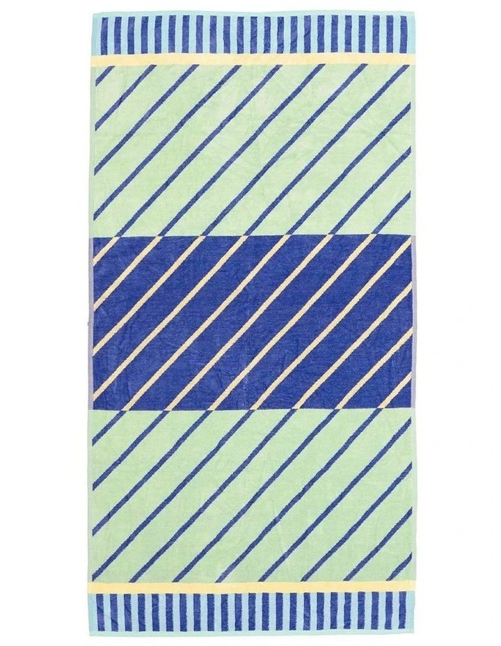 Jacquard Beach Towel Bias image 1