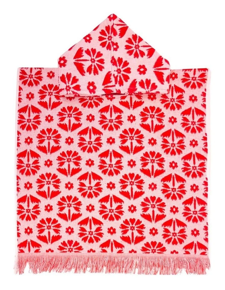HiLo Kids Poncho Flora Poppy image 1
