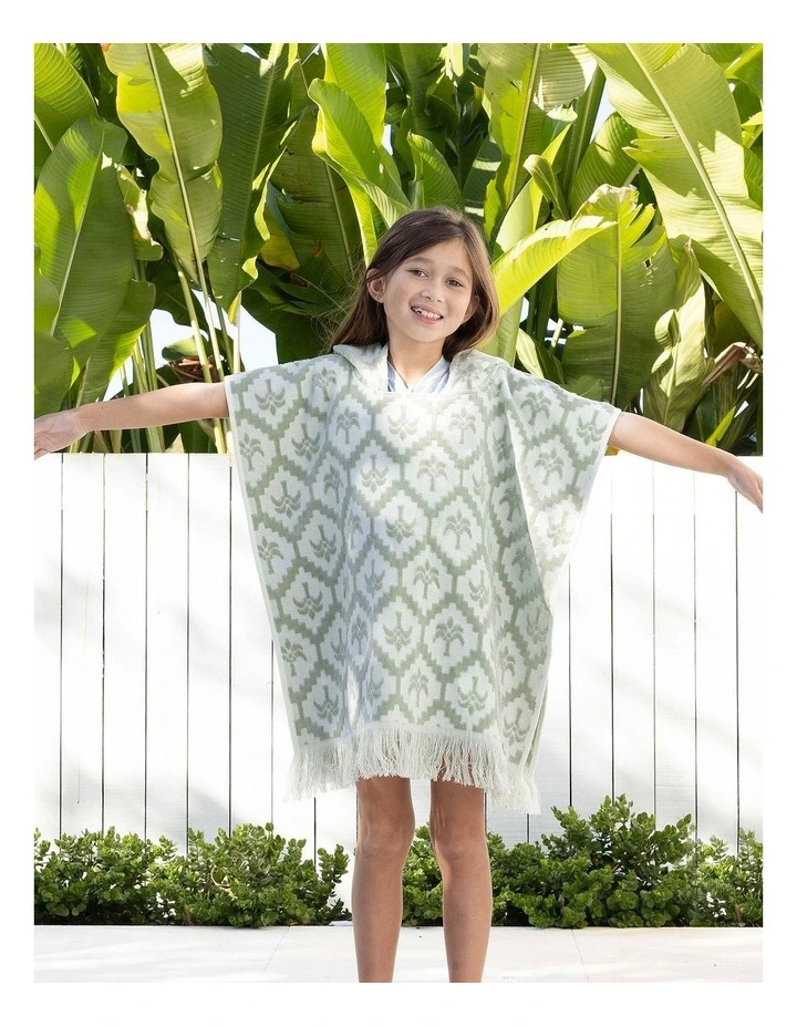 HiLo Kids Poncho Cocos Sage image 2