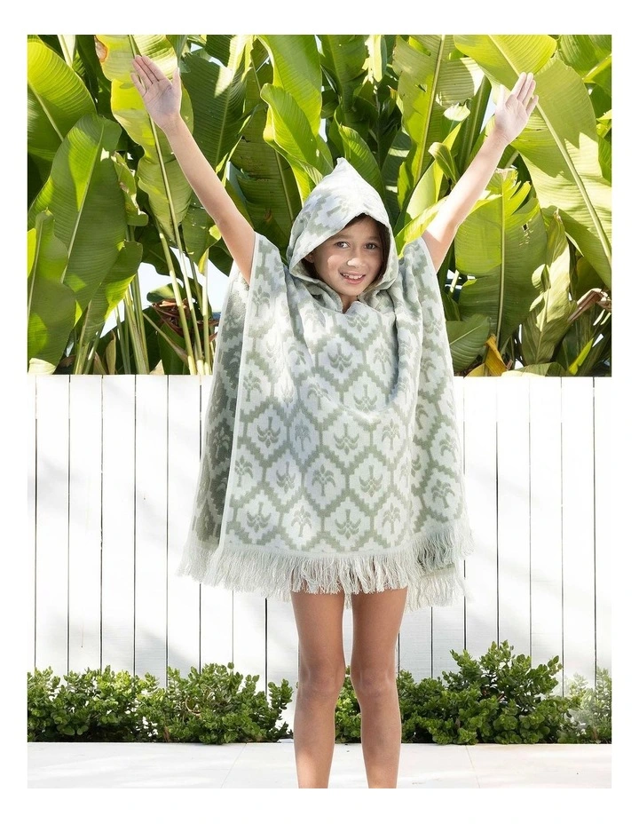 HiLo Kids Poncho Cocos Sage image 4