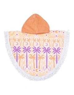 Kids Shaped Poncho Luna Tree