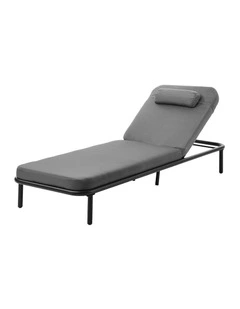 Livsip Sun Lounge Outdoor Lounger Sofa Day Bed Patio Furniture Setting Grey