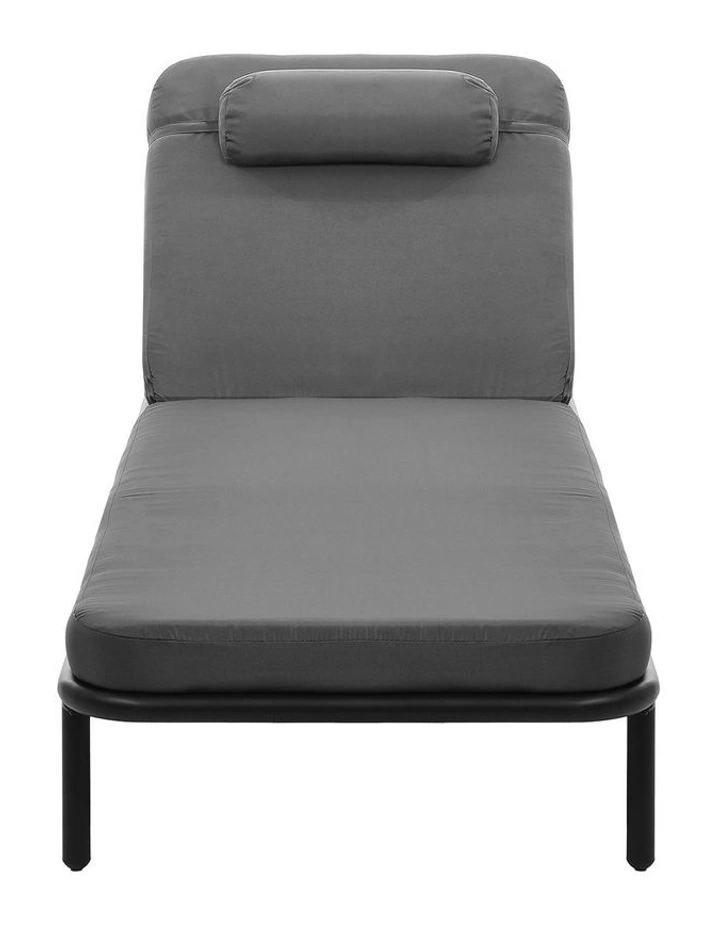 Livsip Sun Lounge Outdoor Lounger Sofa Day Bed Patio Furniture Setting Grey image 2