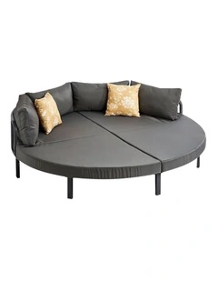 Livsip Outdoor Round Daybed 190cm Large Sun Lounge Setting