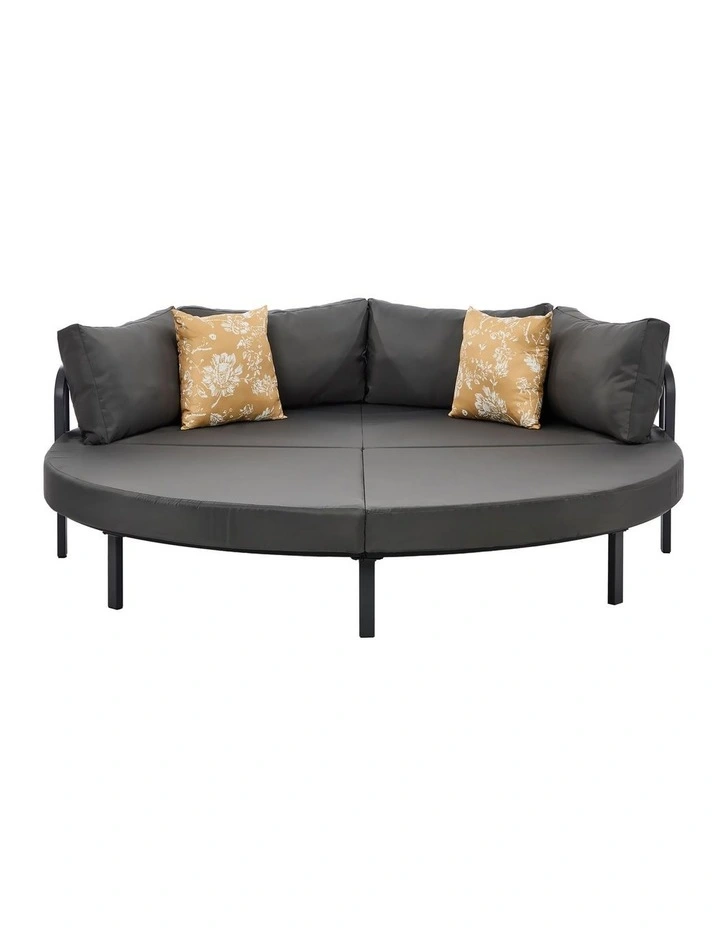 Livsip Outdoor Round Daybed 190cm Large Sun Lounge Setting image 2