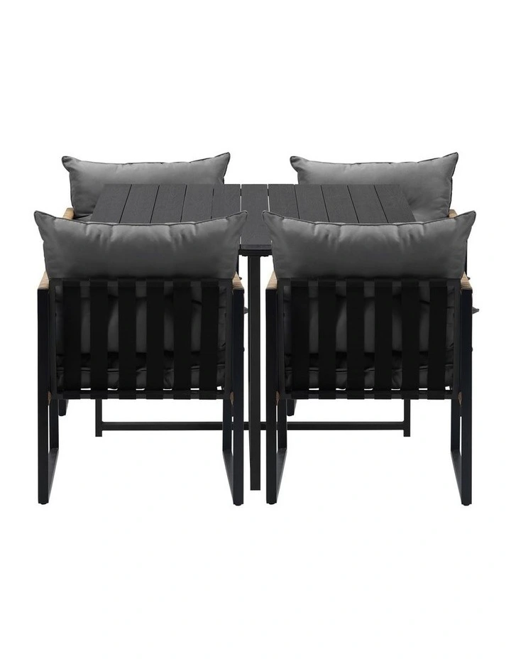 Livsip Outdoor Dining Set Patio Furniture Garden 4 Seater image 2