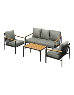Livsip Outdoor Sofa Set Lounge Setting Dining Table Chairs
