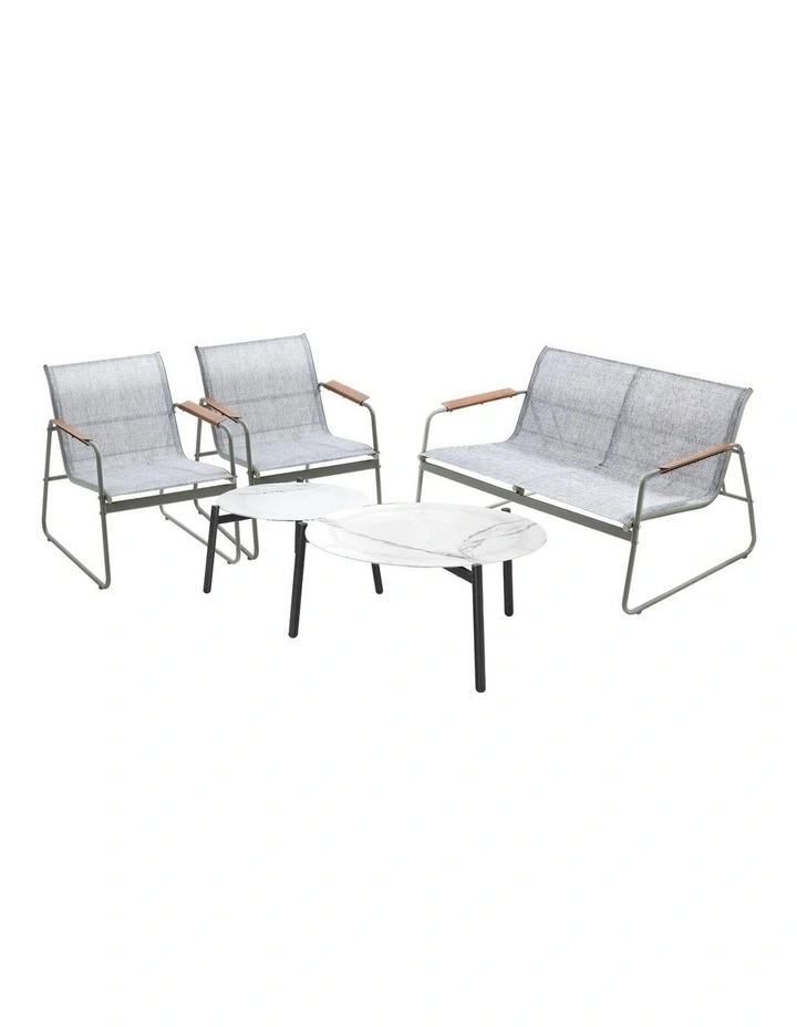 Livsip 4 Seater Outdoor Lounge Setting Furniture Patio Coffee Table Set Armchair image 1