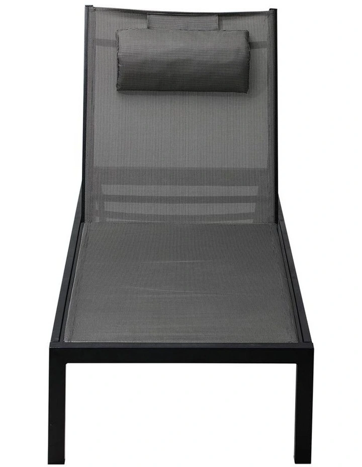 Livsip Sun Lounge Outdoor Lounger Chair Aluminium Day Bed Garden Patio Furniture image 6