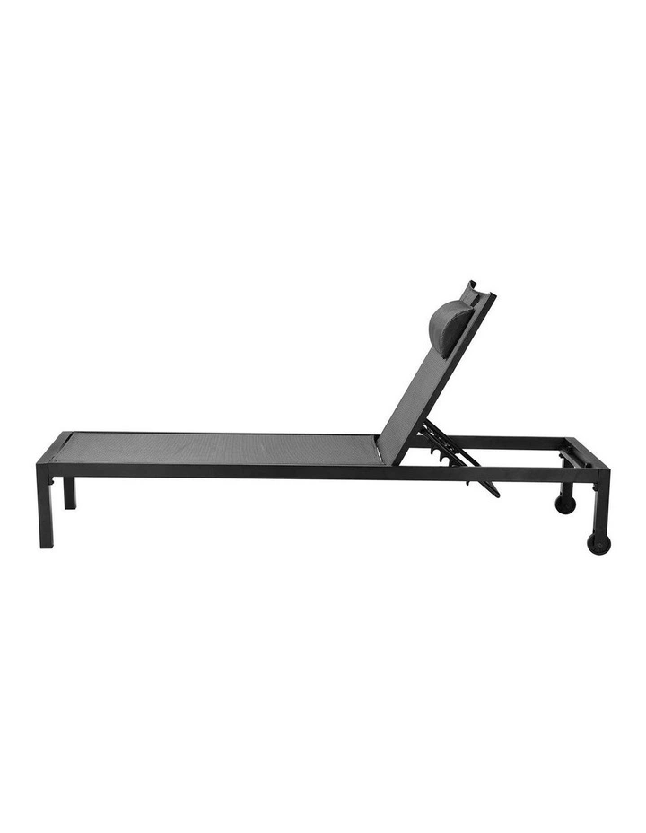 Livsip Sun Lounge Outdoor Lounger Chair Aluminium Day Bed Garden Patio Furniture image 7