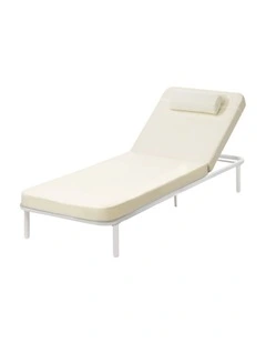Livsip Sun Lounge Outdoor Lounger Sofa Day Bed Patio Furniture Setting Beige