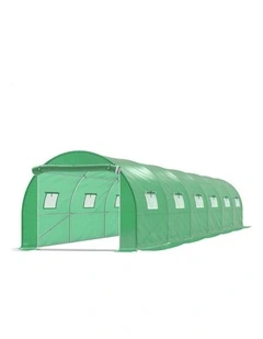 Greenhouse Dome Shed Walk in Tunnel Plant Garden Storage Cover 9x3x2M