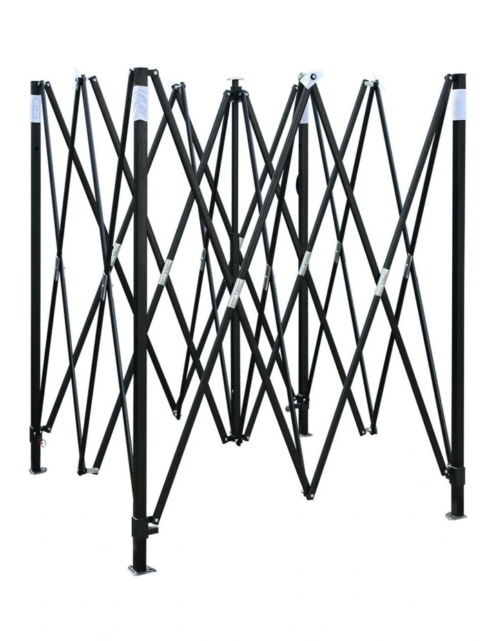 Instahut Gazebo 3x3 Pop Up Marquee Folding Tent Wedding Gazebos Camping Outdoor Shade Canopy White image 4