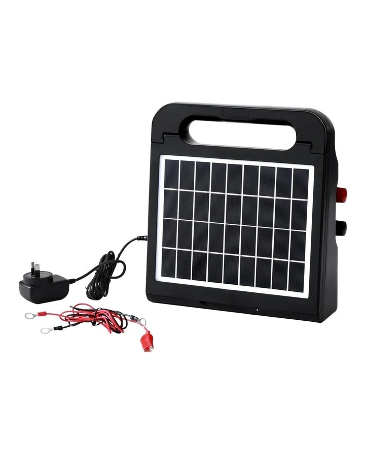 Giantz 10km Electric Fence Energiser Solar Farm 0.3J image 1
