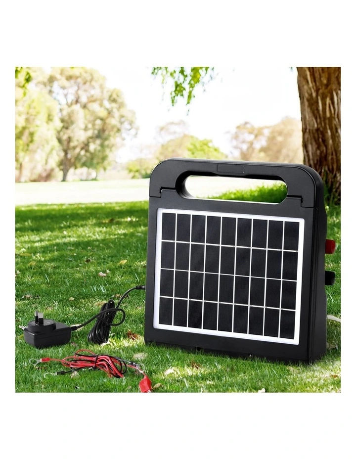 Giantz 10km Electric Fence Energiser Solar Farm 0.3J image 3