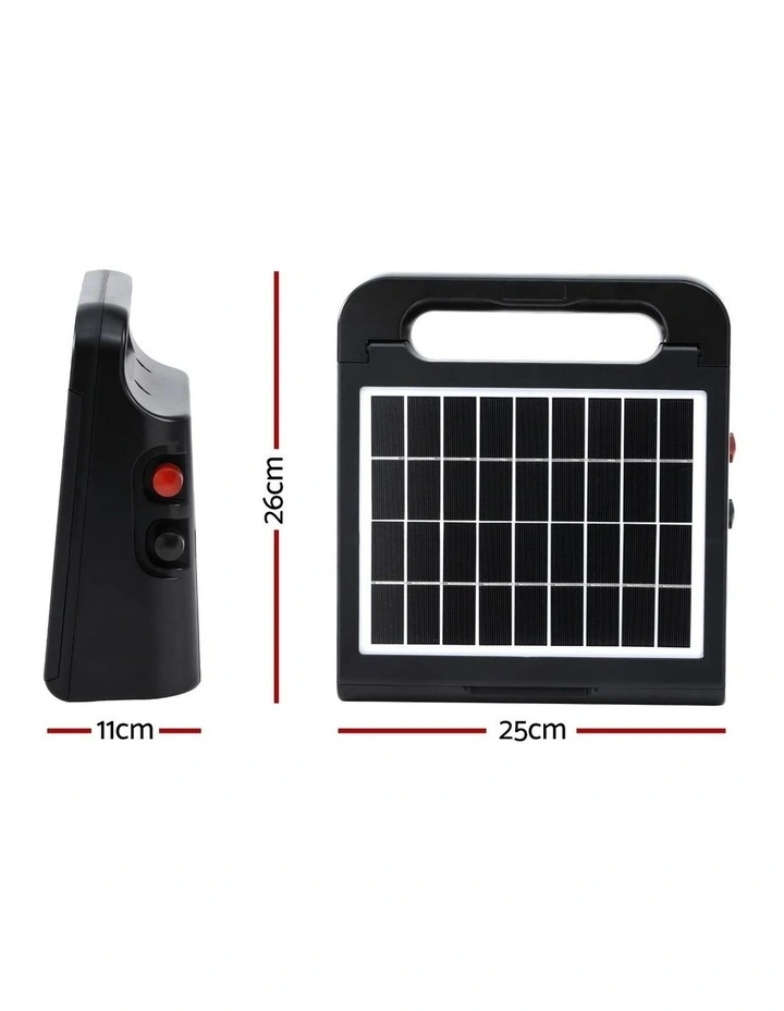 Giantz 10km Electric Fence Energiser Solar Farm 0.3J image 4