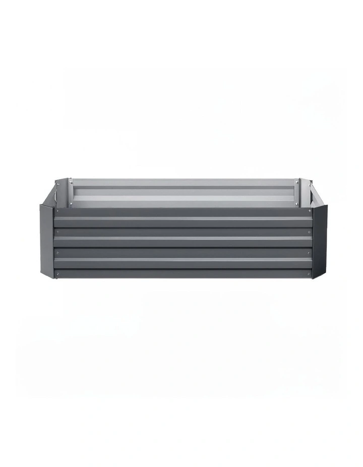 Green Fingers 2x Garden Bed 120x90cm Planter Box Raised Container Galvanised Herb image 2