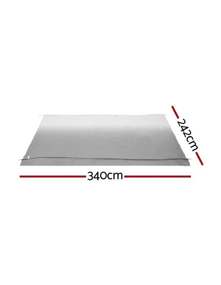 Weisshorn 12ft Caravan Awning RV Replacement Fabric 3.40M x 2.42M image 4