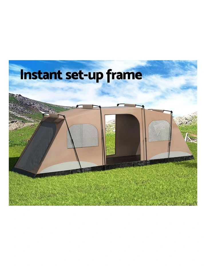 Weisshorn Instant Up Camping Tent 10 Person Outdoor Family Hiking Tents 3 Rooms image 5