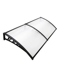 Instahut Window Door Awning 1mx2.4m Transparent