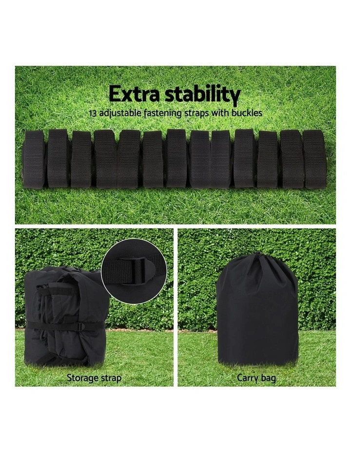 Seamanship Boat Cover 19-21ft Trailerable Jumbo Marine Grade Heavy Duty Black image 7