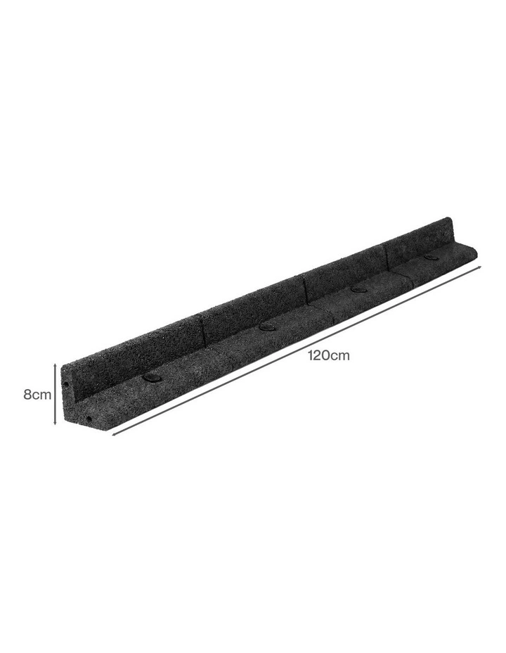 Lambu Garden Edging Border 5 Pack Bendable Lawn Landscape Edging Paths Grey image 3