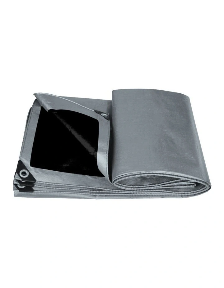 Traderight Group Heavy Duty Tarps Tarpaulin Shelter Camping Tent Boat Cover Waterproof 4.9mx6.1m image 2