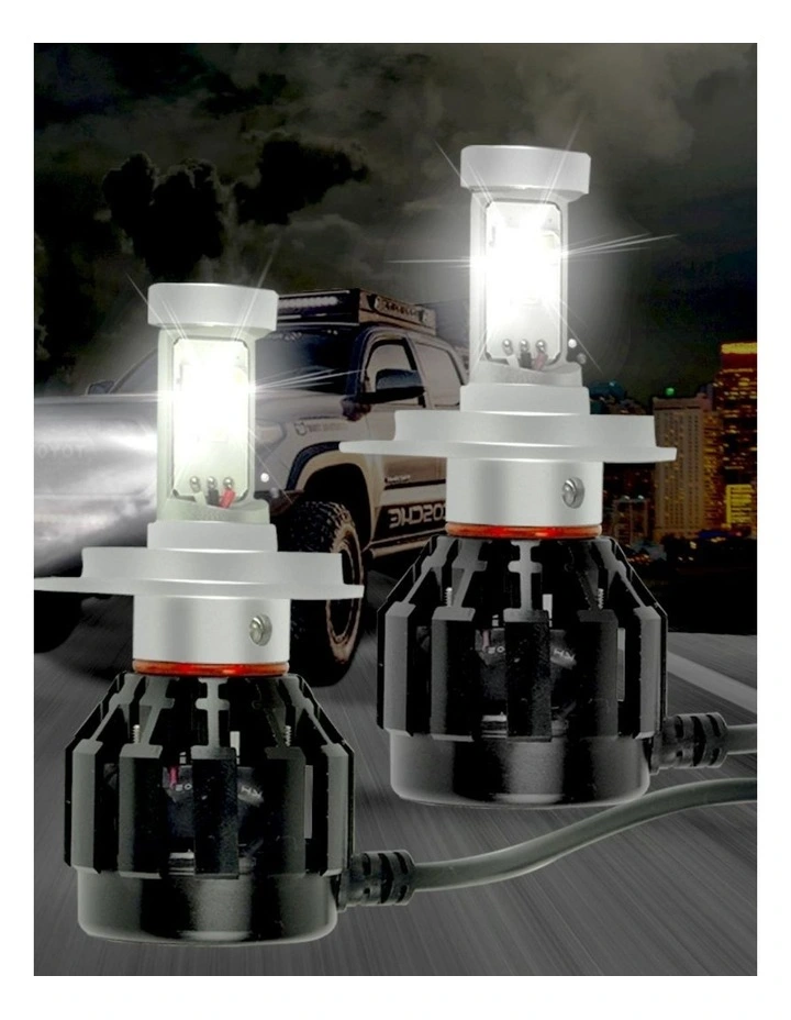 Traderight Group 4 Side Cree LED Car Headlight 160W 2500LM H4 High Low Beam Replace Xenon HID image 2