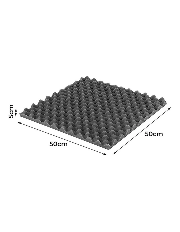 Traderight Group  14Pcs Acoustic Wall Panels Sound Absorbtion Foam Noise Wedge Tile Studio 50x50CM image 3