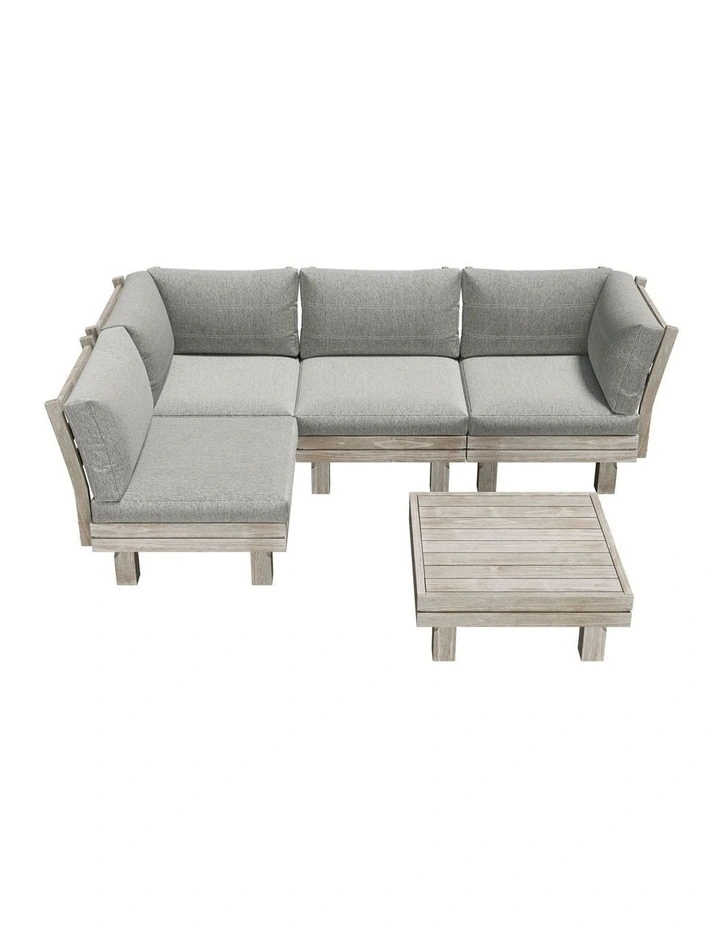 Livsip 4 Seater Outdoor Sofa Set Lounge Setting image 2