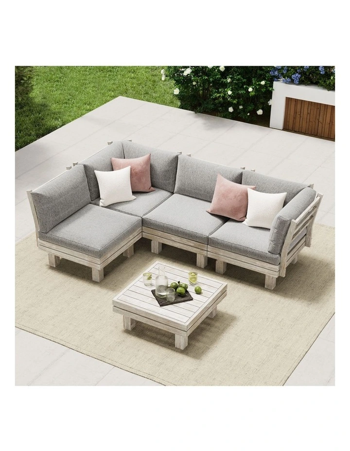 Livsip 4 Seater Outdoor Sofa Set Lounge Setting image 4