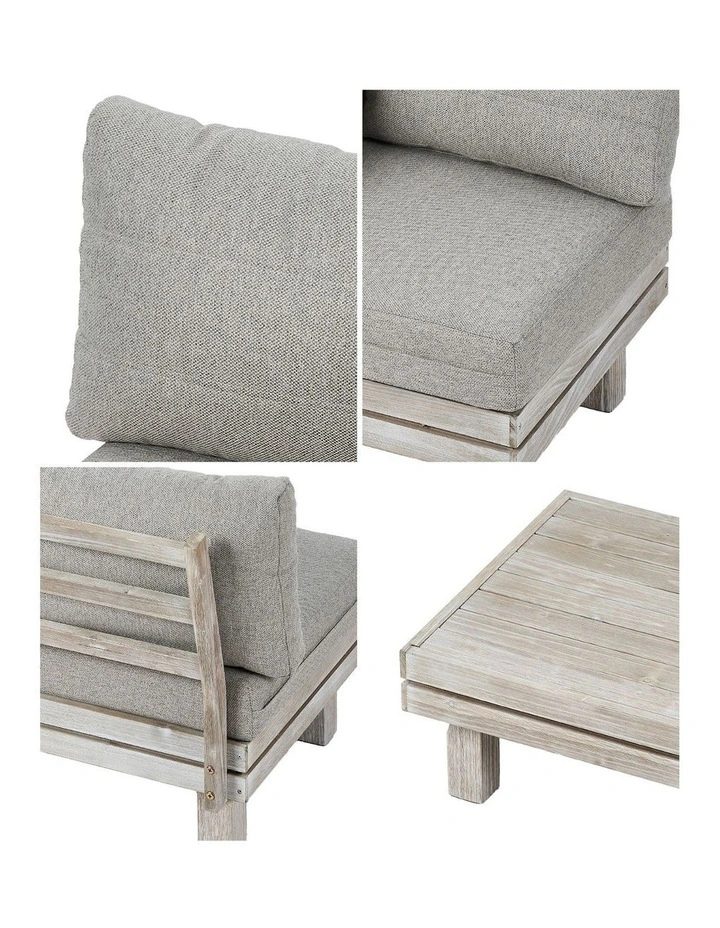 Livsip 7PCS Outdoor Modular Sofa Set Lounge Setting image 6