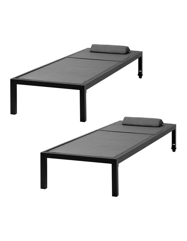 Livsip 2PCS Aluminium Outdoor Sun Lounger image 5