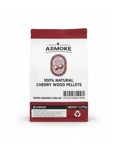 ASMOKE 100% Natural Cherry Wood BBQ Smoker Pellets 9kg / 20lbs x2