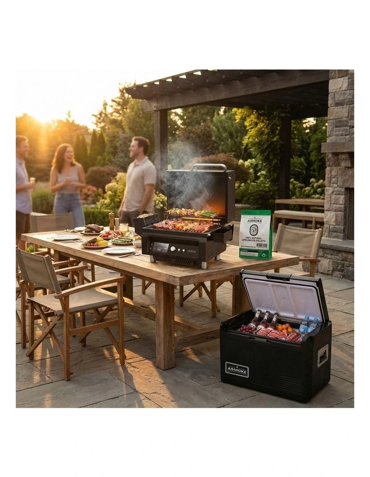 ASMOKE Essential Portable Wood Pellet Grill & Smart Smoker with 47L image 7