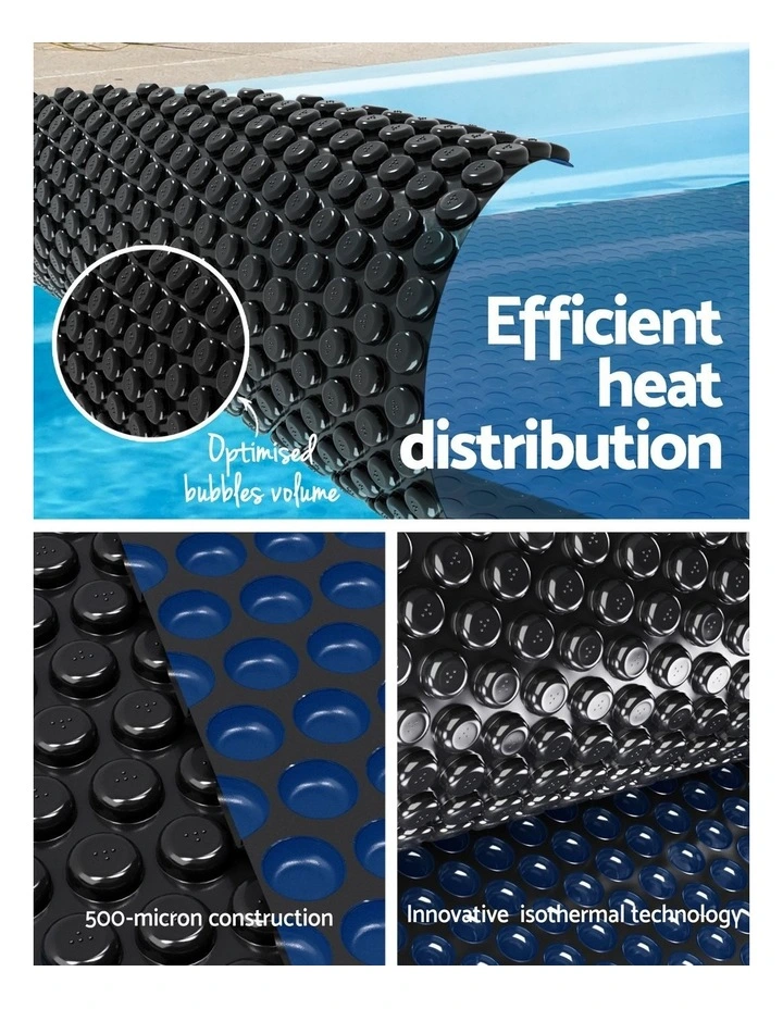 Aqua Buddy Pool Cover 500 Micron 8.5x4.2m Swimming Pool Solar Blanket Blue Black image 6