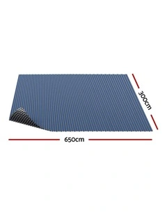 Aqua Buddy Pool Cover 500 Micron 6.5x3m Swimming Pool Solar Blanket Blue Black