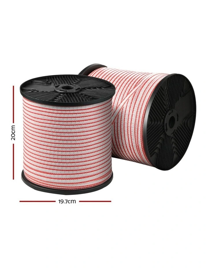 Giantz Electric Fence Poly Tape 400M Insulator image 2