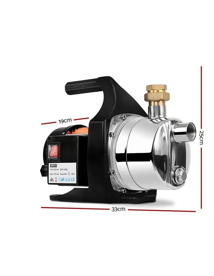 Giantz Garden Water PumpHigh Pressure 1500W Max. Tank Rain Farm Irrigation House image 4