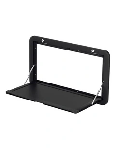 Weisshorn Caravan Table 800 x 450mm Folding Lockable Black