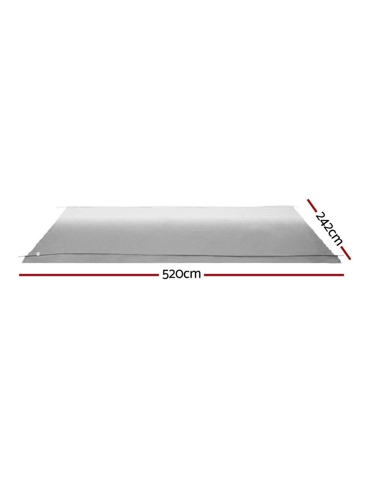 Weisshorn 18ft Caravan Awning RV Replacement Fabric 5.20M x 2.42M image 4