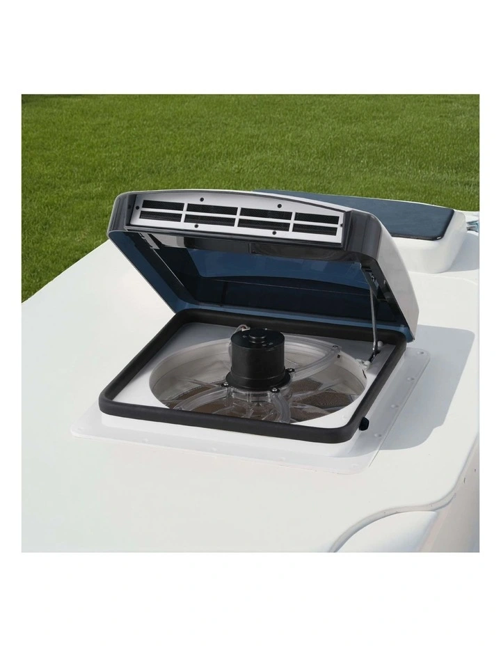 Weisshorn Caravan Air Vent Roof Hatch 12V Shower Fan Reversible Airlfow Rainy Use Camper image 3