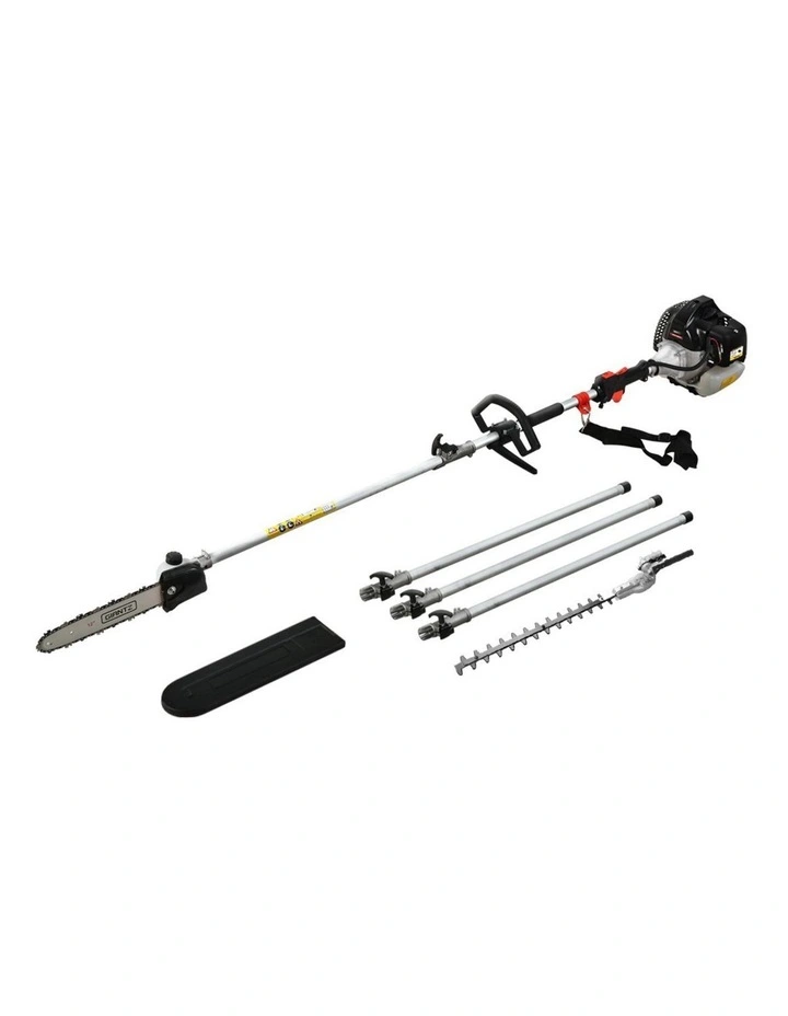 Giantz 62CC Pole Chainsaw Hedge Trimmer 12in Chain Saw 5.6m Long Reach image 1