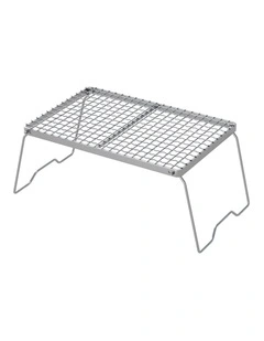 Grillz Portable BBQ Grill Charcoal Smoker Foldable Camping Outdoor