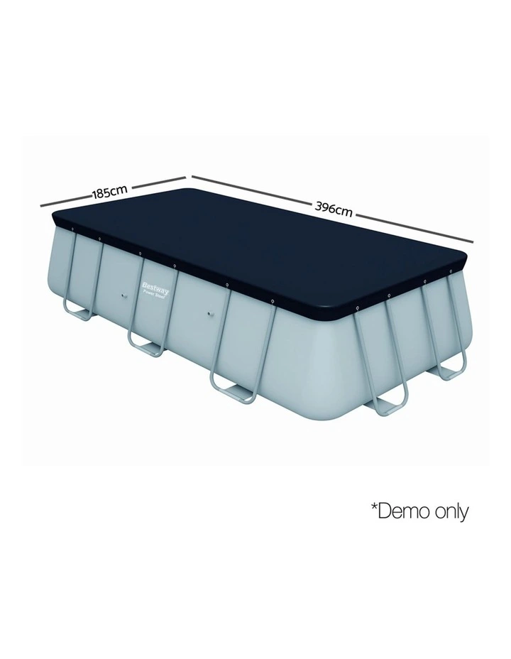 Bestway Pool Cover Fits 4.12x2.01m Above Ground Swimming Pool PVC Blanket image 2